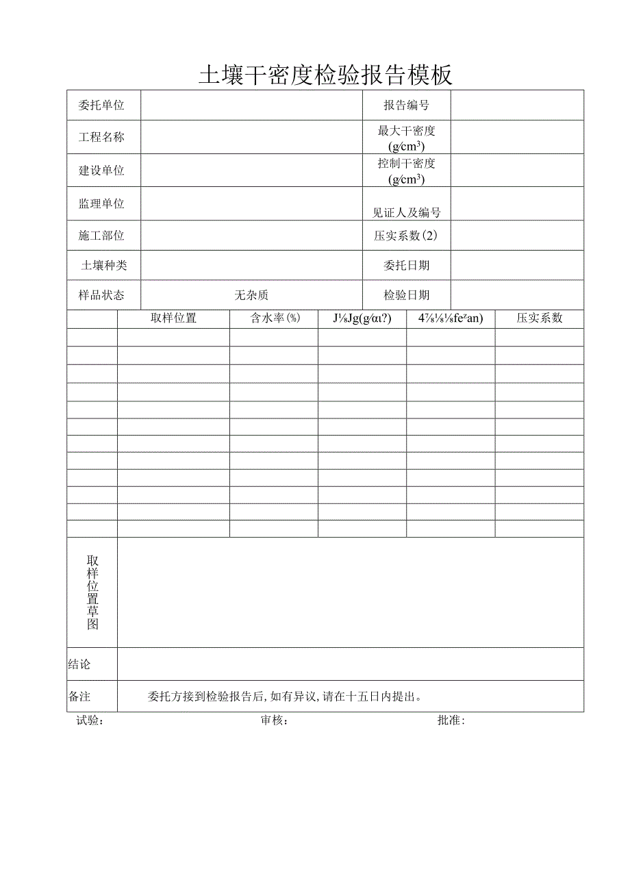 土壤击实检验报告模板.docx_第3页