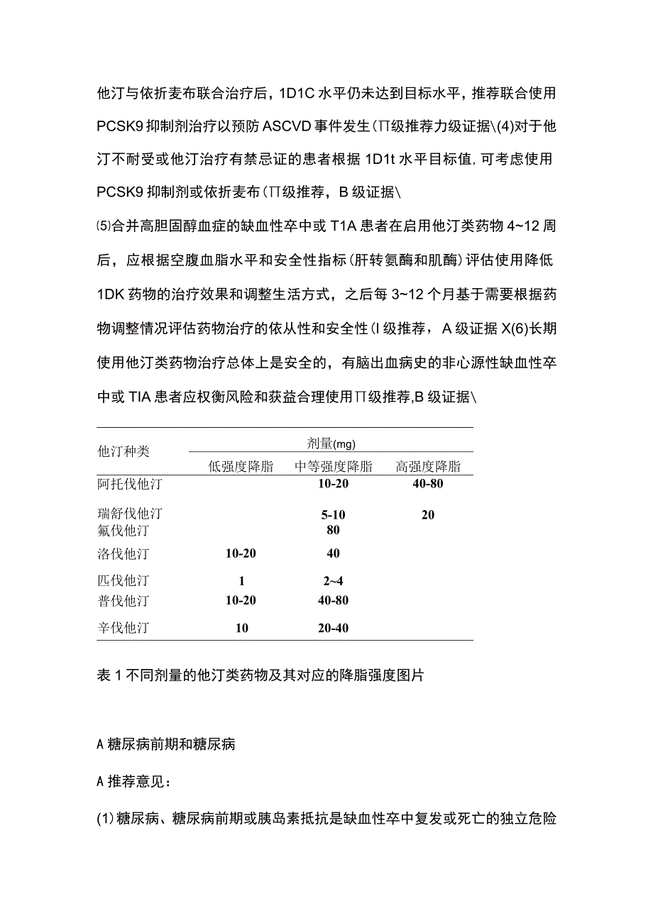 最新：中国缺血性卒中和短暂性脑缺血发作二级预防指南推荐意见.docx_第3页