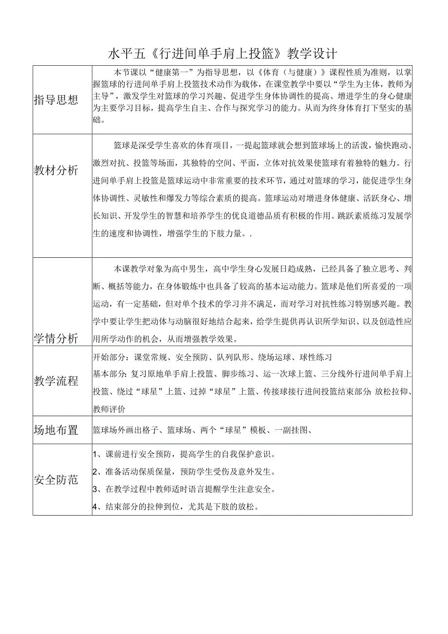 篮球单元教学计划学校温州市苍南县桥墩高级中学授课教师陈营泼.docx_第2页