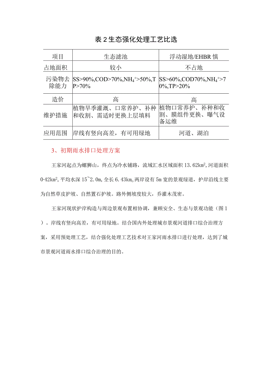 王家河沿岸雨水排口综合治理设计方案比选研究.docx_第2页