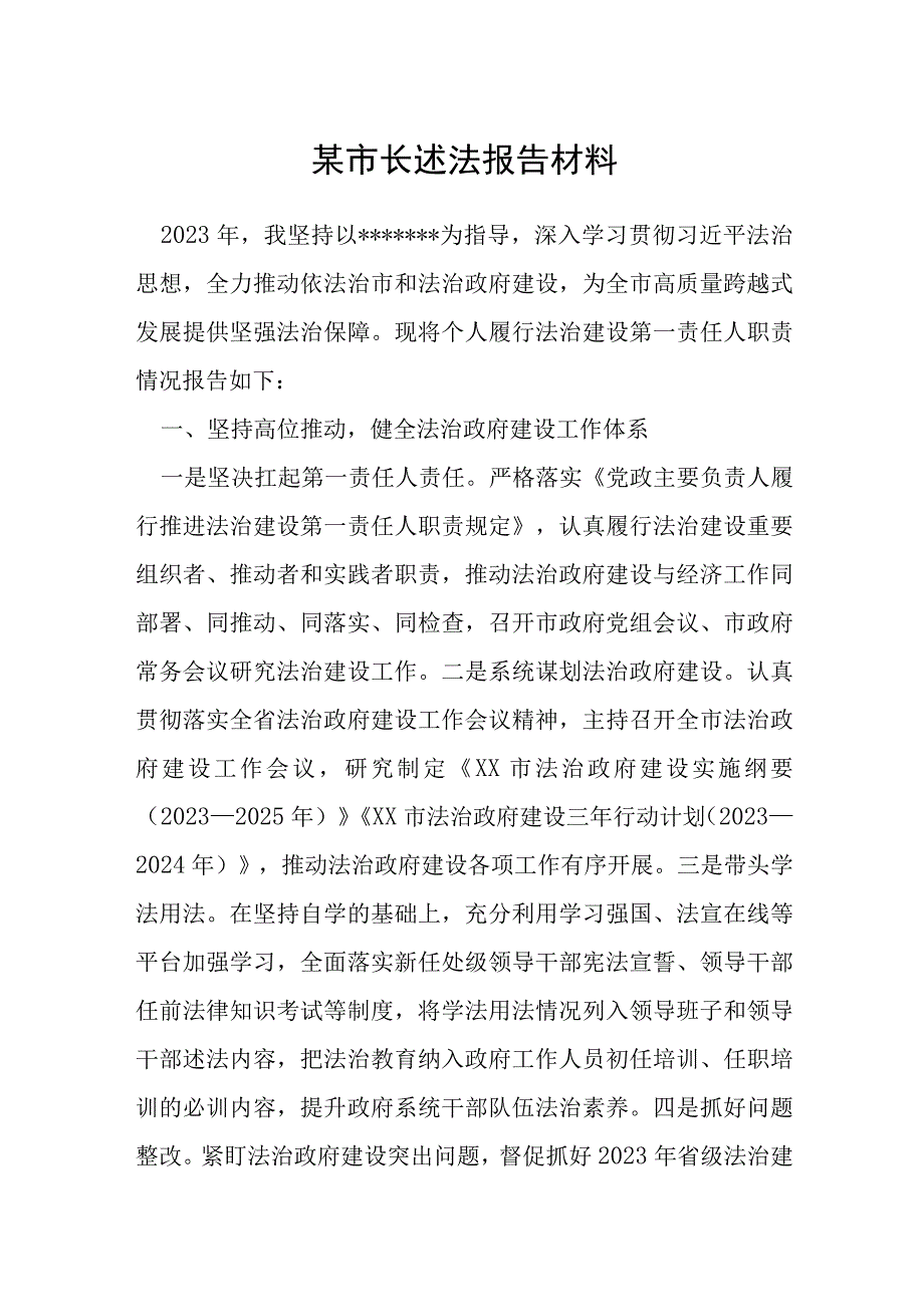 某市长述法报告材料.docx_第1页