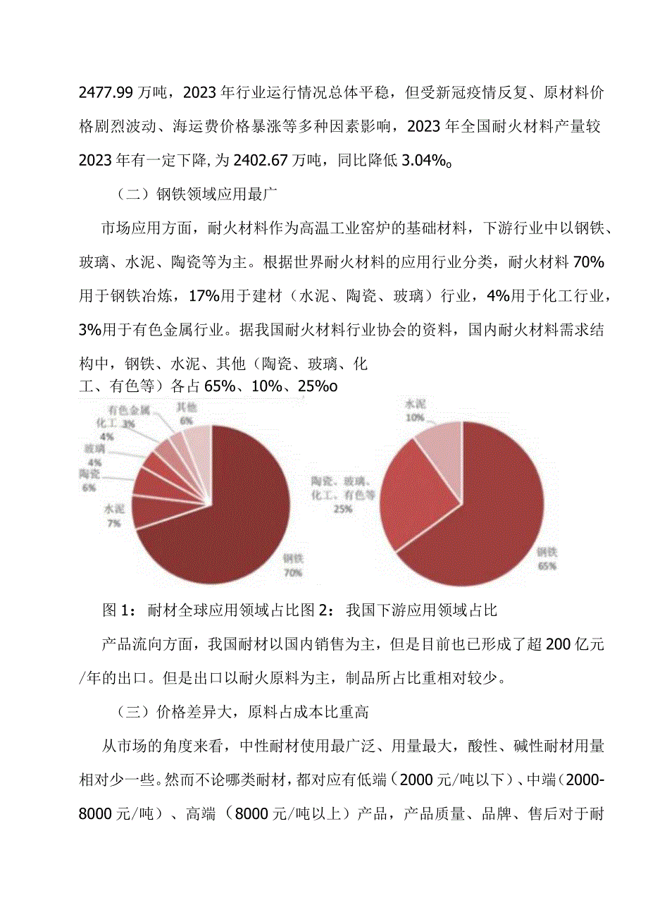 耐火材料行业研究分析.docx_第2页