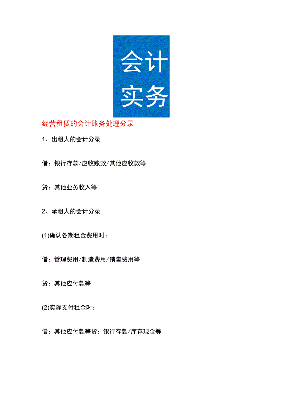 经营租赁的会计账务处理.docx_第1页