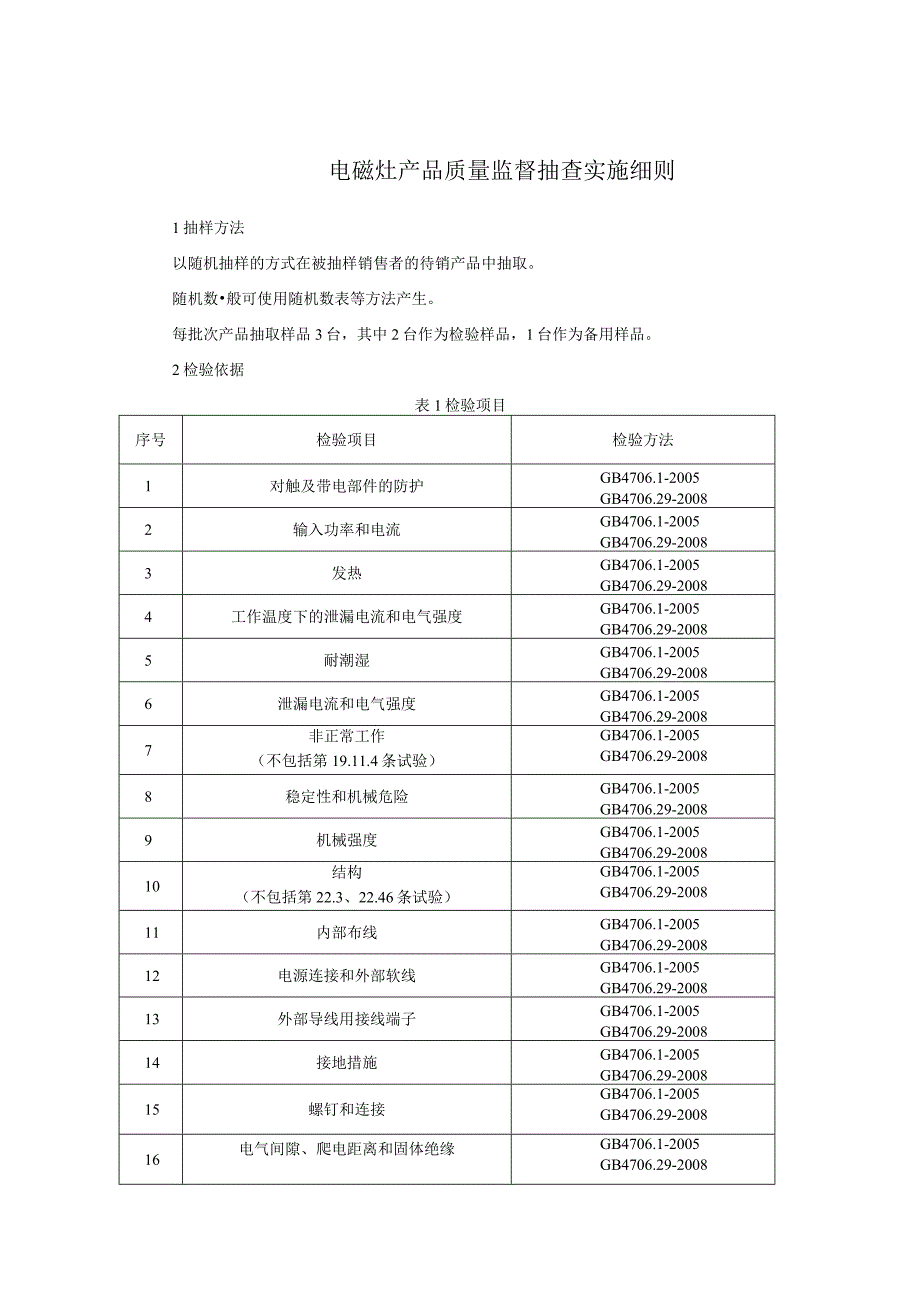 电磁灶产品质量监督抽查实施细则.docx_第1页