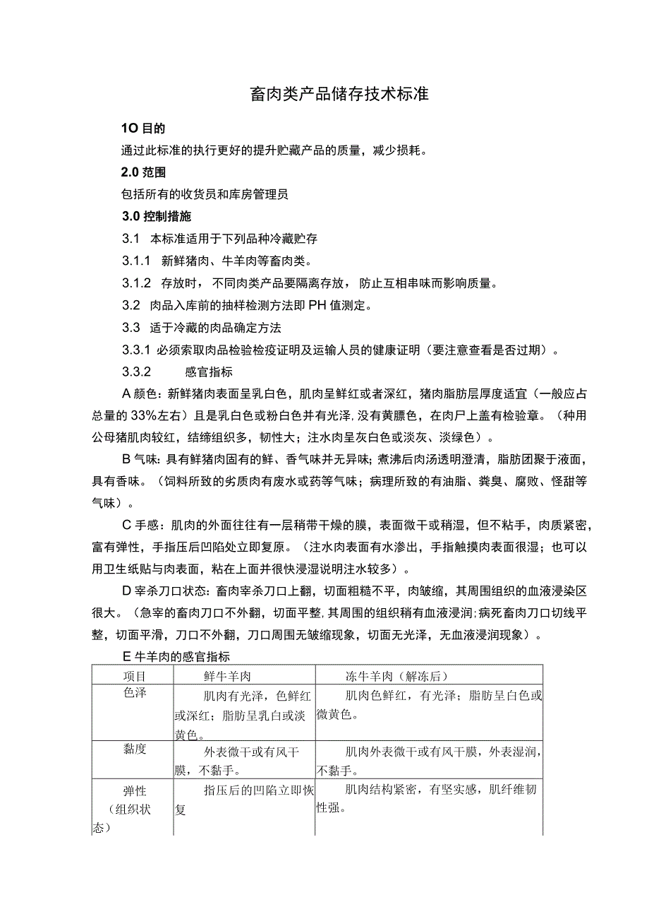 畜肉类产品储存技术标准.docx_第1页