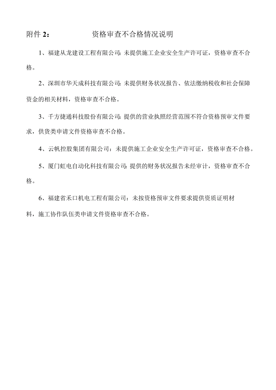 资格审查不合格情况说明.docx_第1页