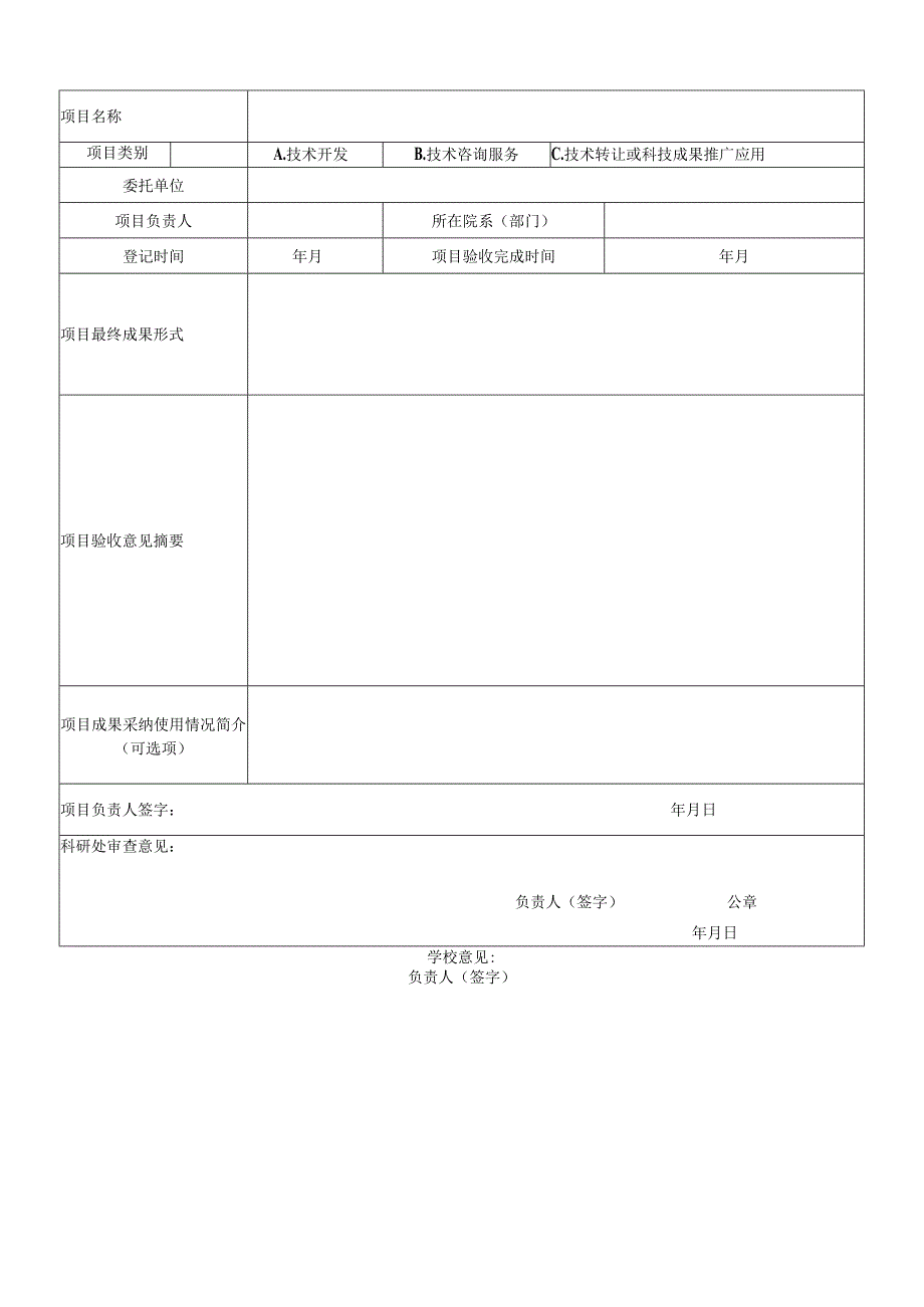 重庆广播电视大学重庆工商职业学院横向科研项目责任承诺书.docx_第3页