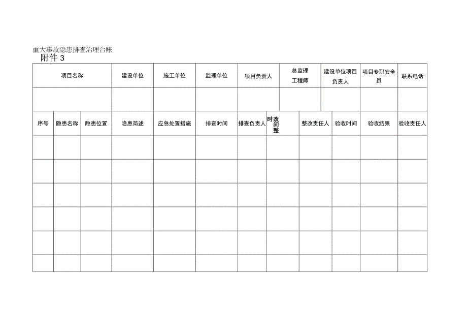 重大事故隐患排查治理台账.docx_第1页