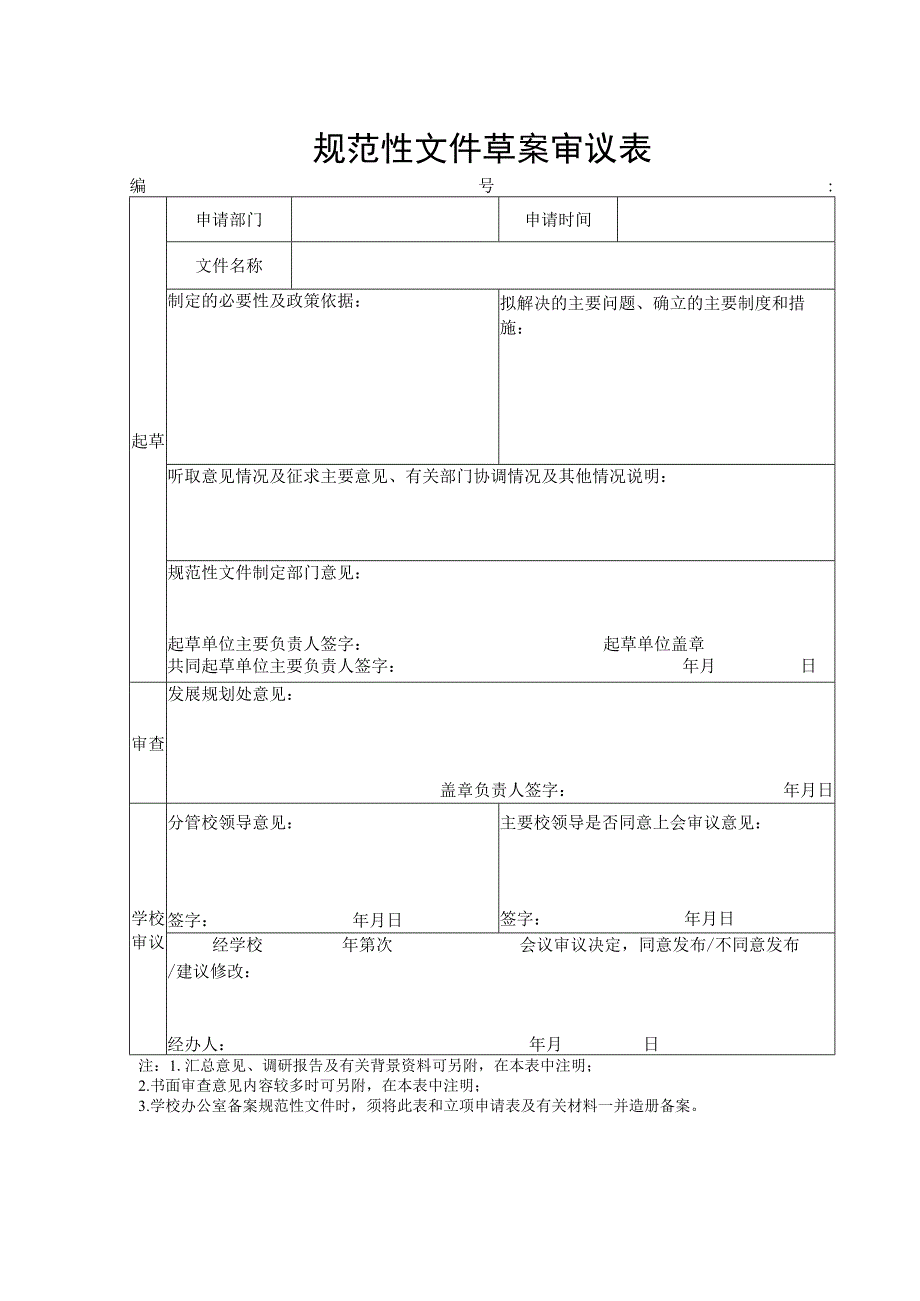 规范性文件草案审议表.docx_第1页