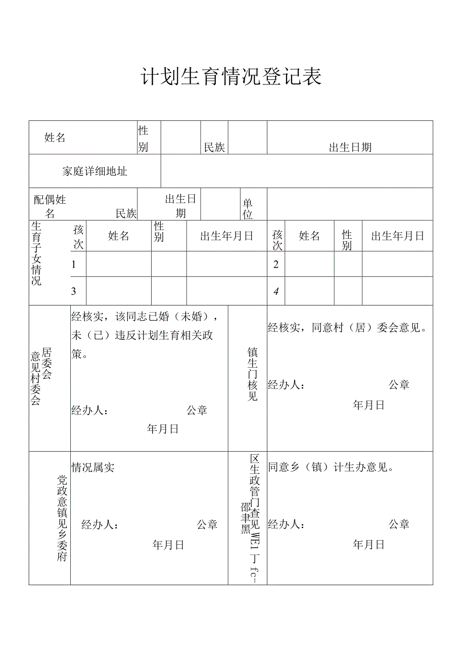 计划生育情况登记表.docx_第1页