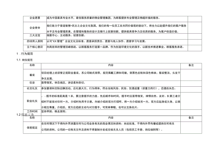 （某某物业管理公司企业）物业项目经理培训工作手册（30页汇编）.docx_第3页