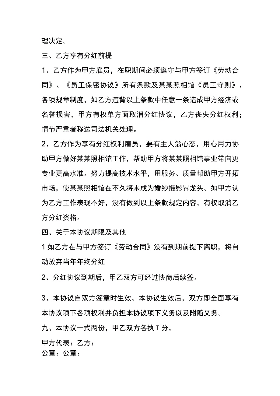 项目分红合作协议合同模板.docx_第3页