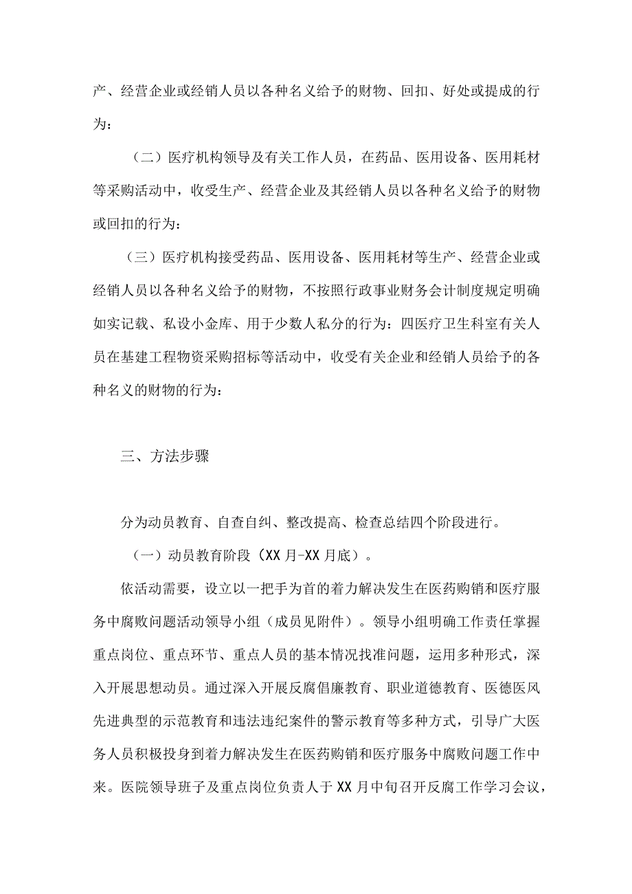 2023年医药领域腐败问题集中整治工作实施方案2350字范文.docx_第2页