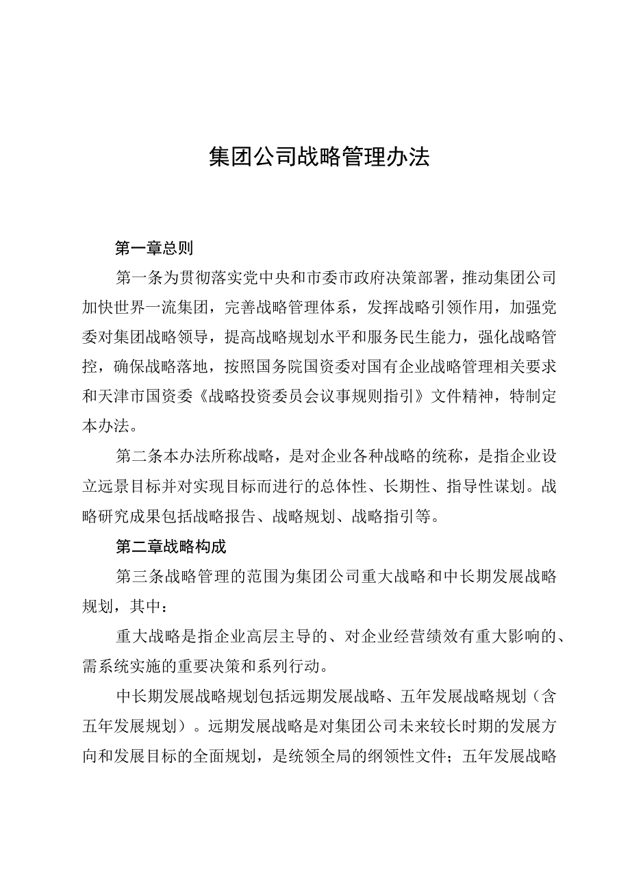 集团公司战略管理办法.docx_第1页