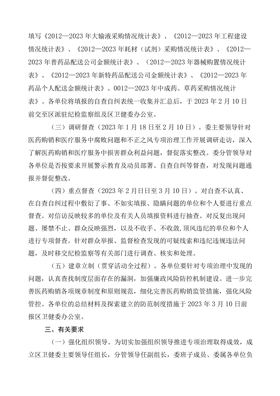 2023年关于深入开展纠正医药购销领域和医疗服务中不正之风三篇实施方案和共六篇工作进展情况汇报和2篇工作要点.docx_第2页