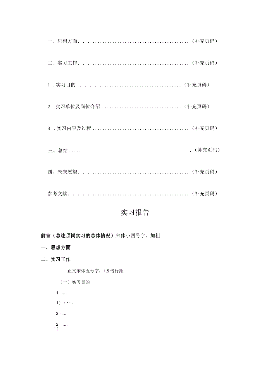 顶岗实习报告撰写要求和规范.docx_第3页