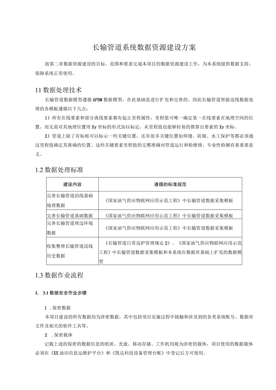 长输管道系统数据资源建设方案.docx_第1页