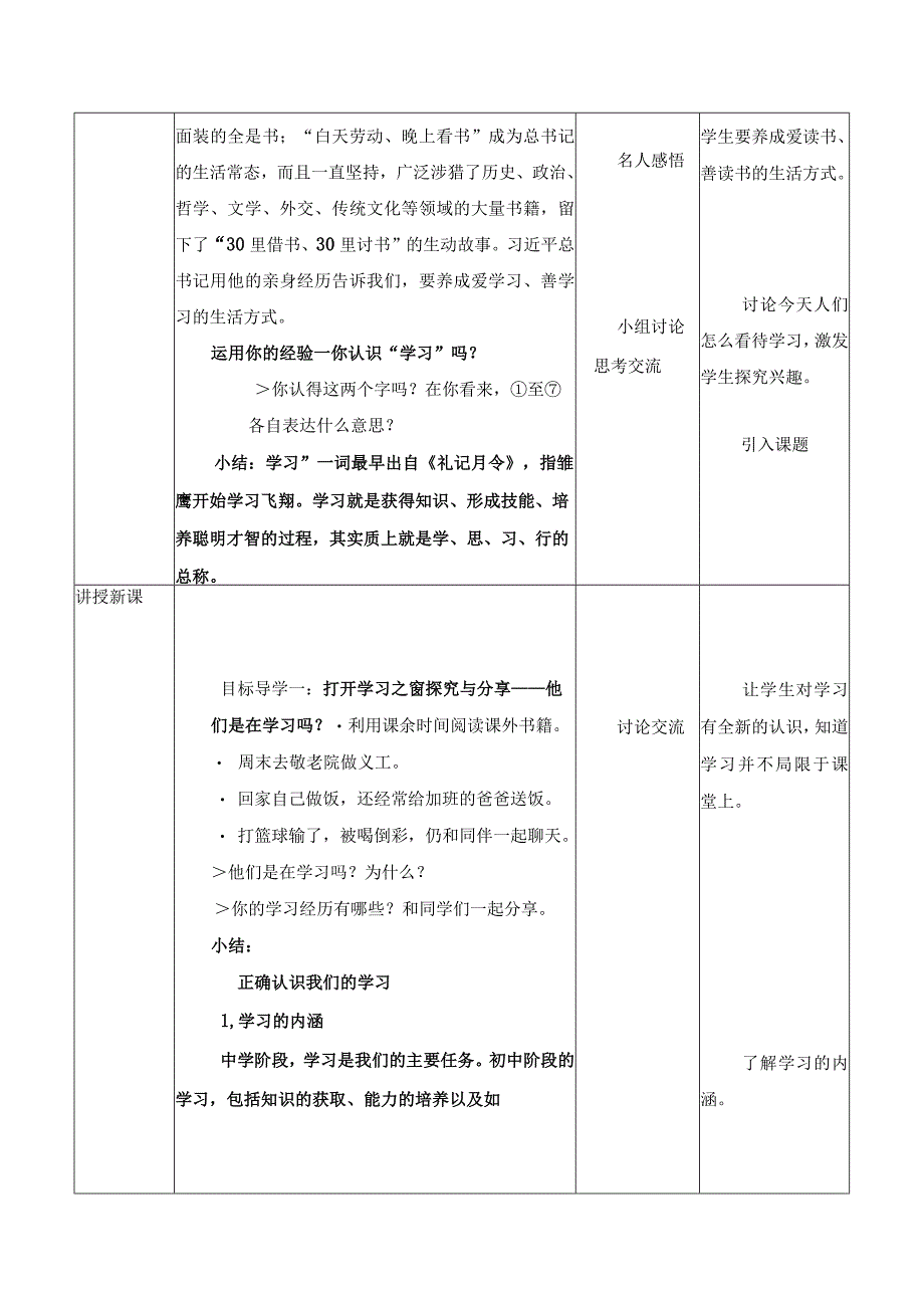 2022版新课标七年级上册道德与法治第二课学习新天地第一课时学习伴成长教案.docx_第2页