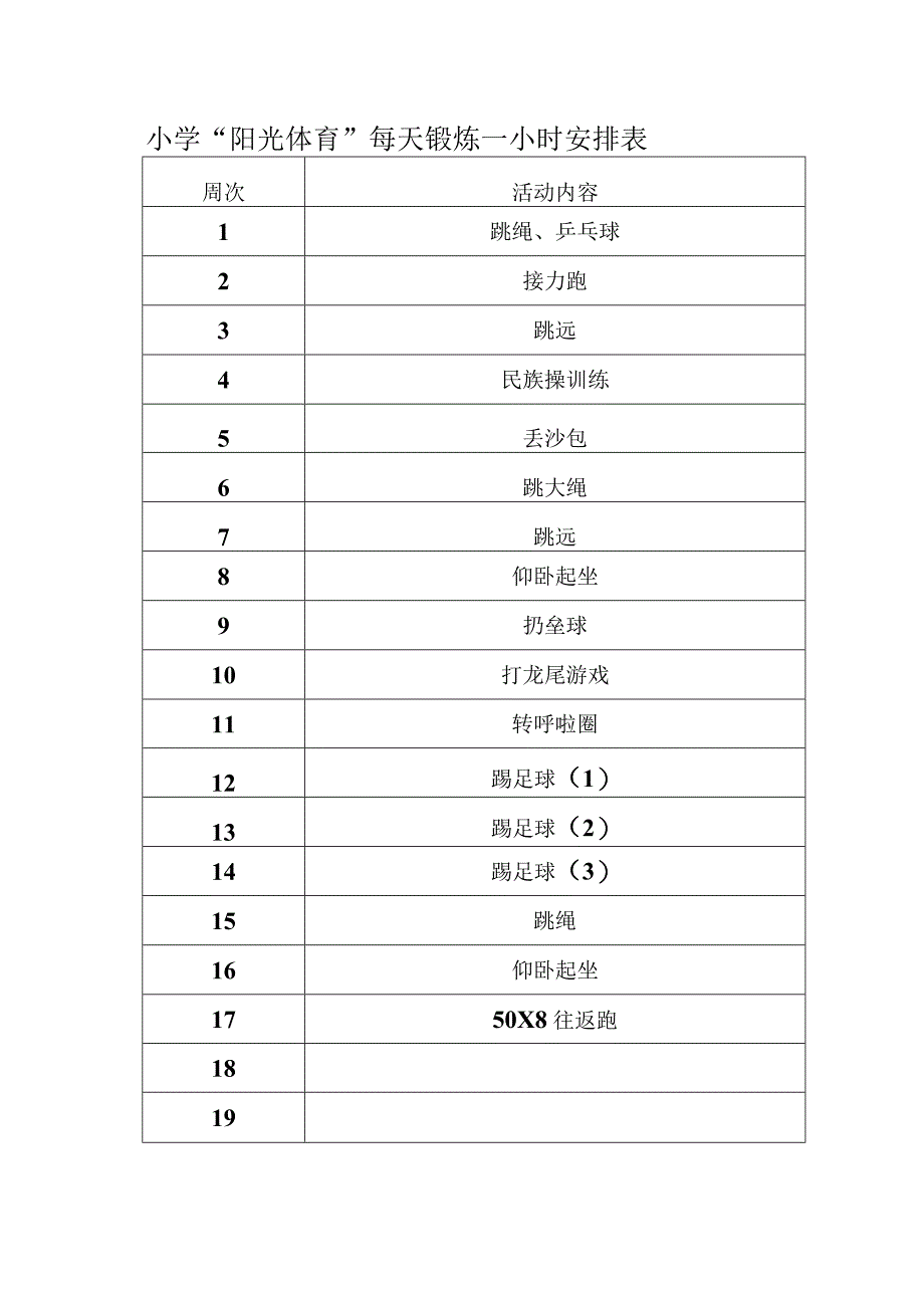 阳光体育活动记录.docx_第1页