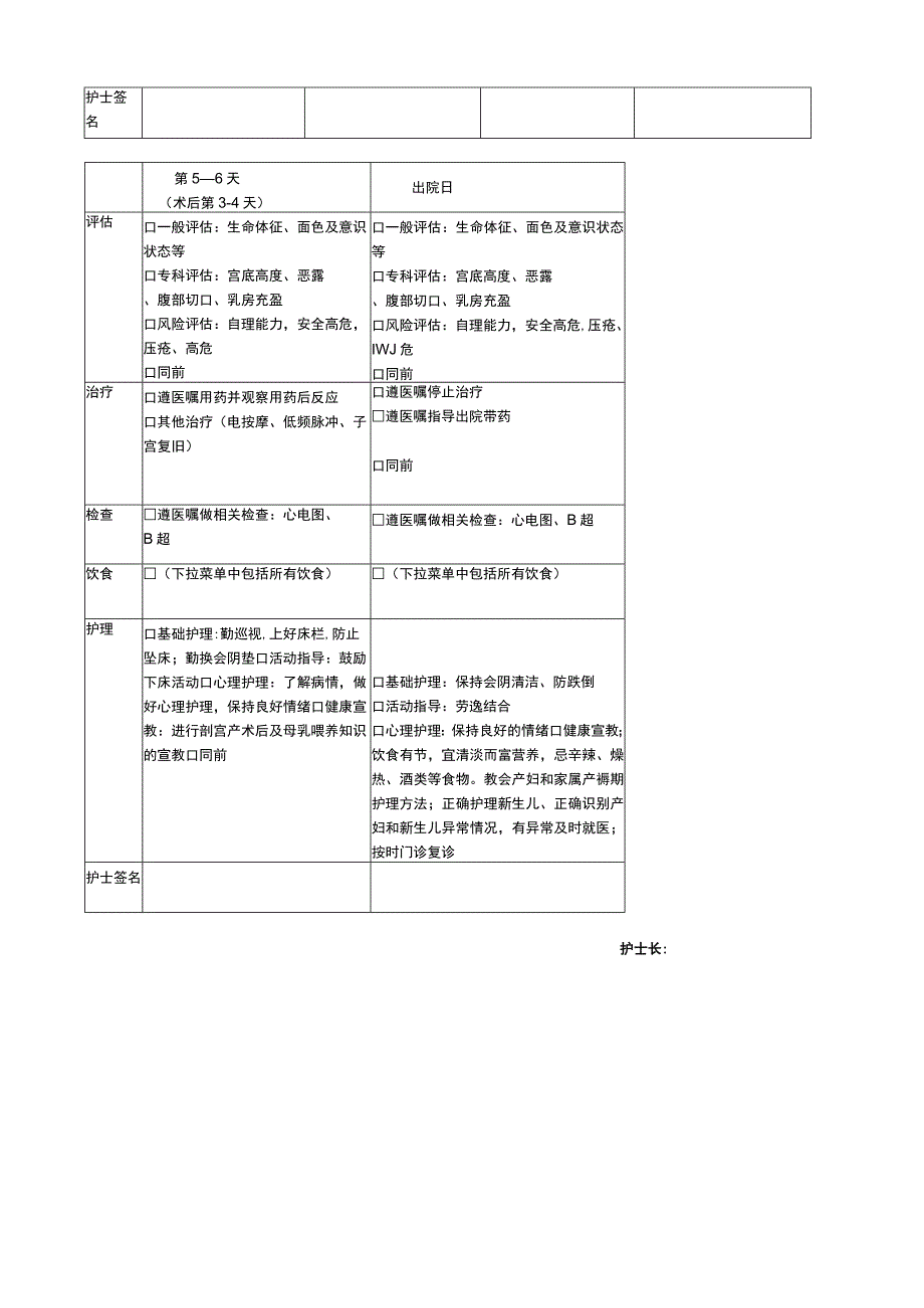 顺产护理计划单模板.docx_第2页