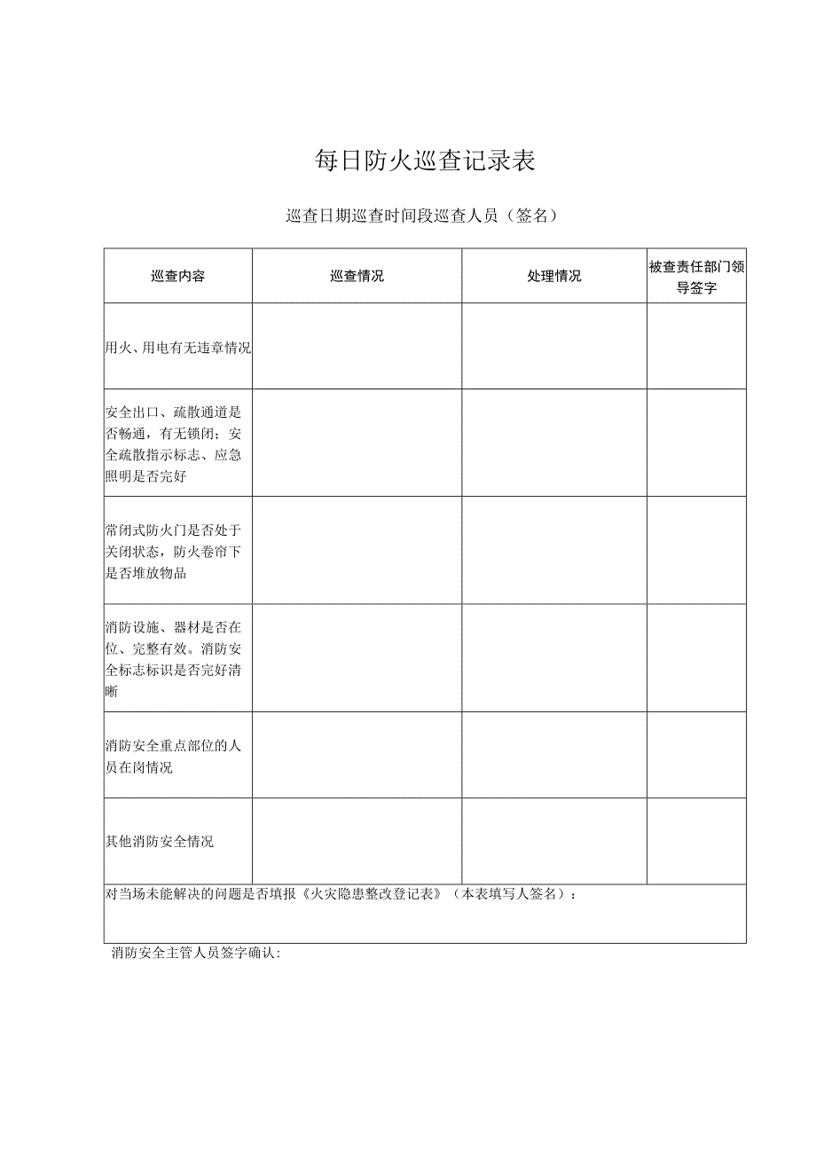 4. 每日防火巡查记录本.docx_第2页