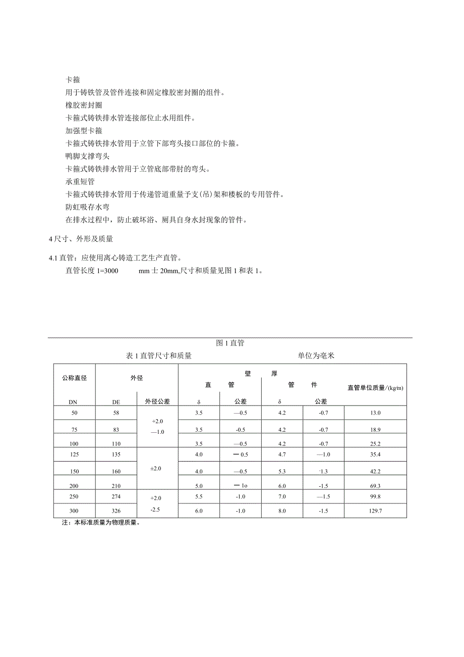 CJT177-2002 建筑排水用卡箍式铸铁管及管件.docx_第3页