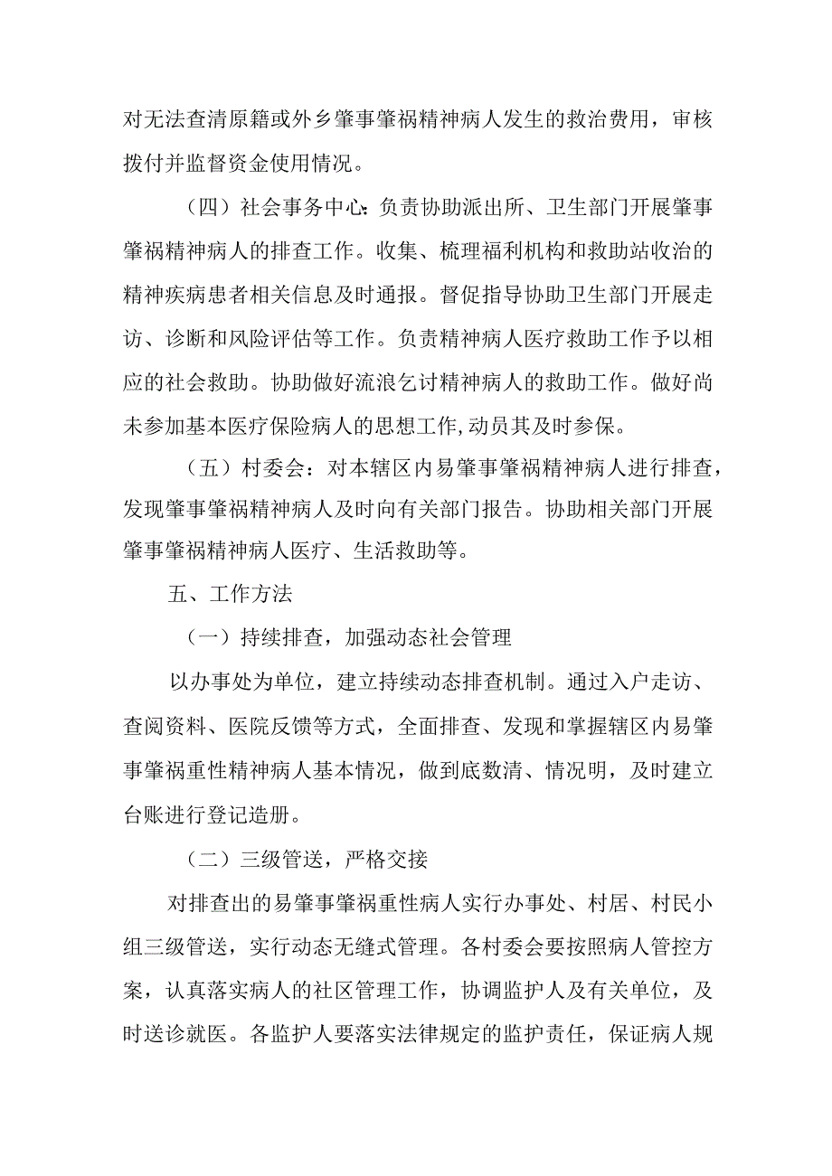 XX街道办事处关于加强肇事肇祸精神病患者救治救助管控工作方案.docx_第3页