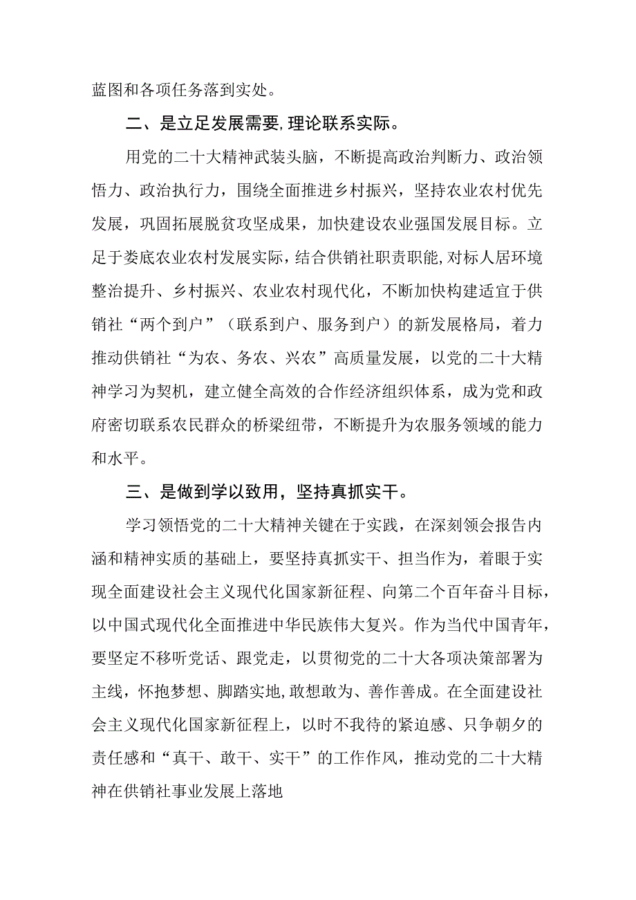 供销人党的二十大报告学习心得体会.docx_第2页