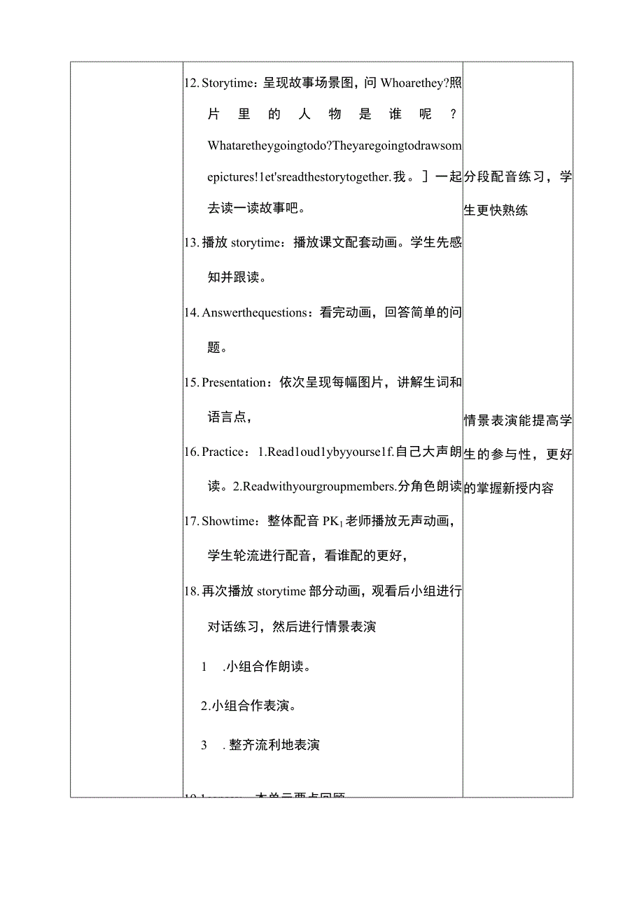 人教PEP三下核心素养目标Unit 3 At the zoo PB start to read & PC Story time教案.docx_第3页