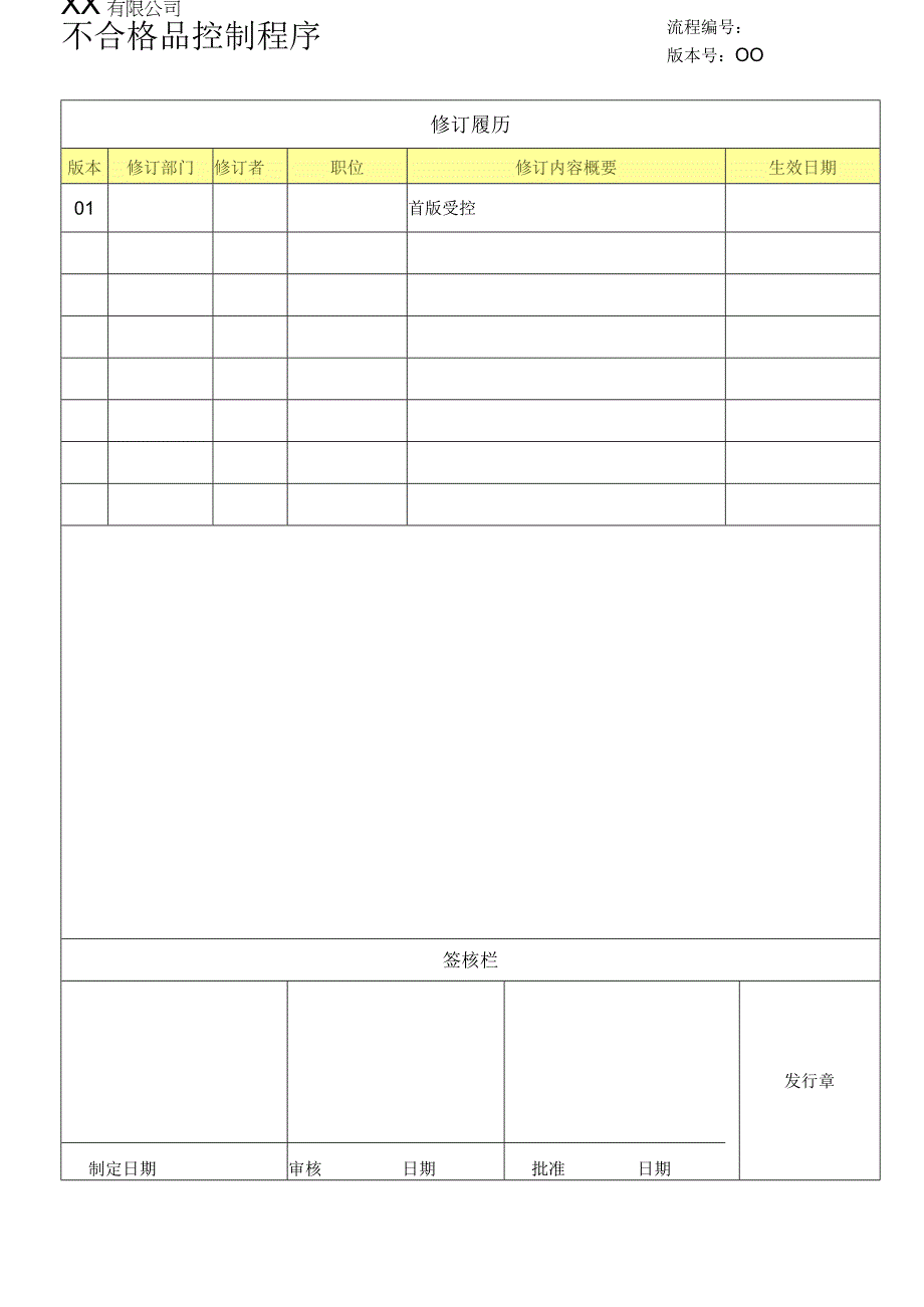 不合格品控制程序.docx_第1页