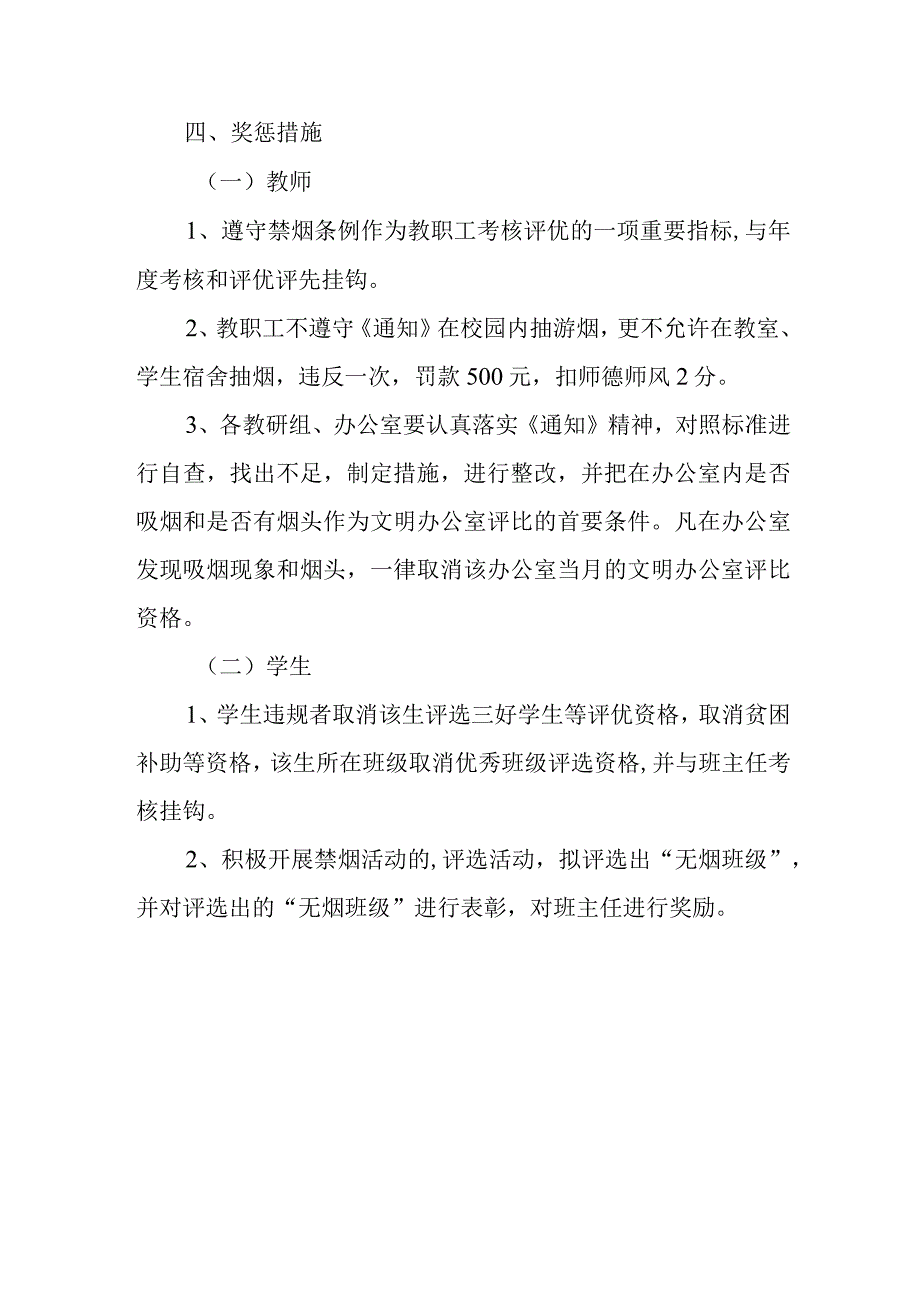 健康校园2023学校禁烟控烟工作实施方案.docx_第3页