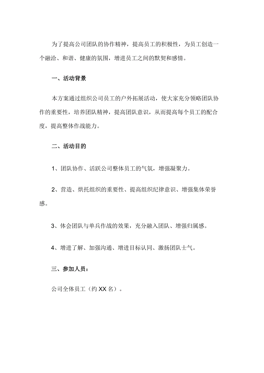 公司户外活动实施方案.docx_第1页