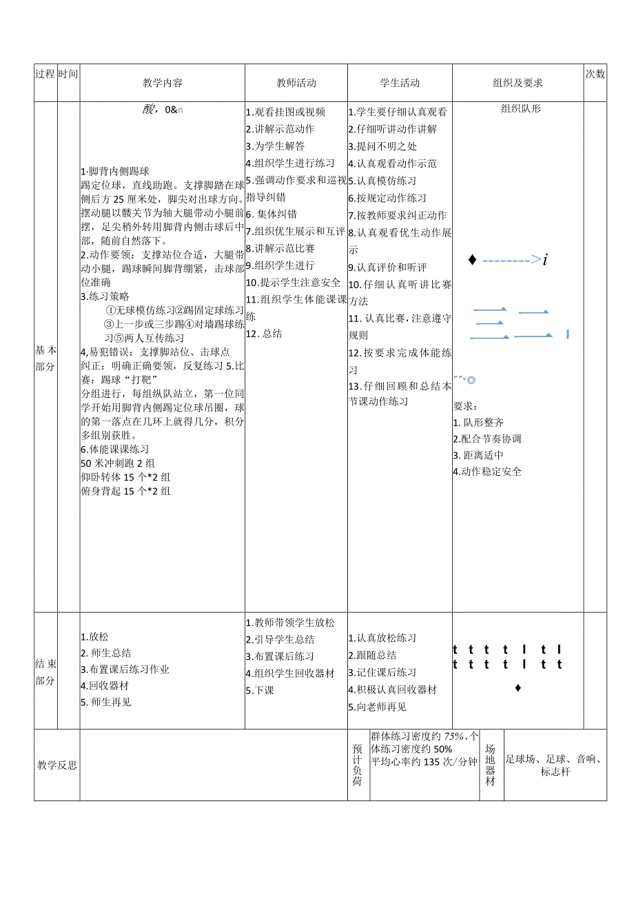 【新课标】水平四（初中）体育《足球脚背内侧踢球》公开课教案.docx_第2页