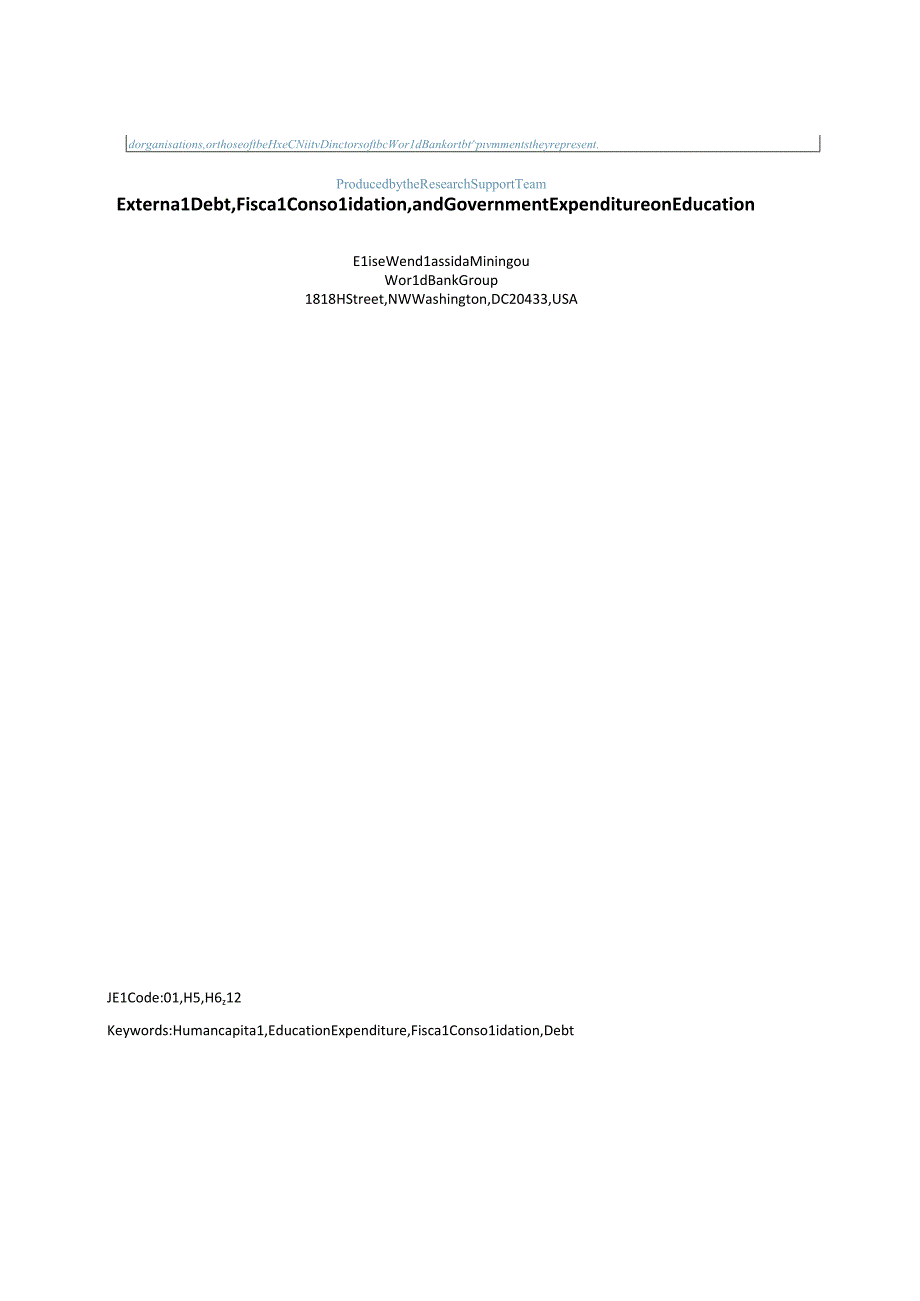 【行业报告】世界银行-外债、财政整合与政府教育支出（英）-2023.6_市场营销策划_2023年市场.docx_第3页