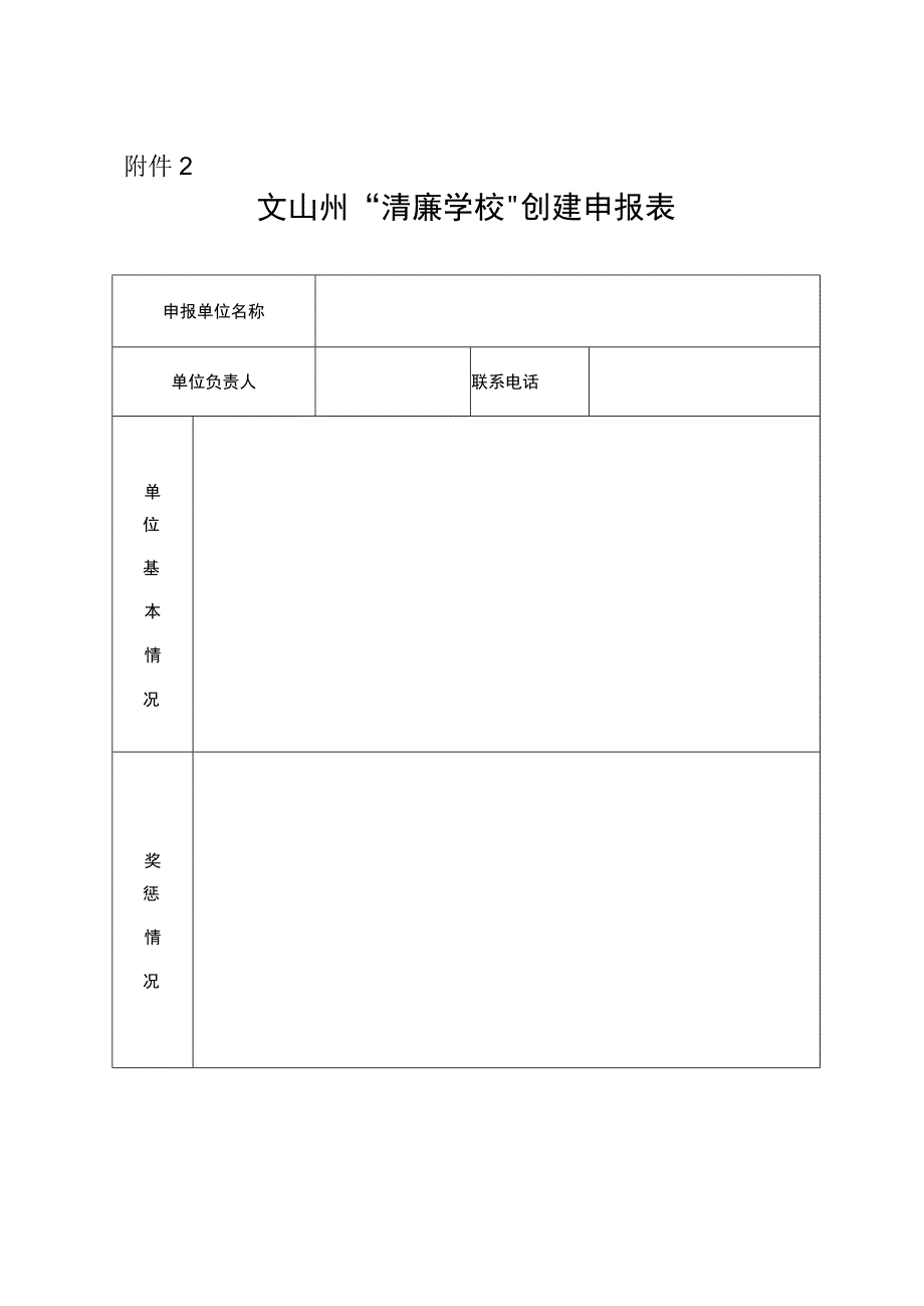 附件2文山州“清廉学校”申报表.docx_第1页