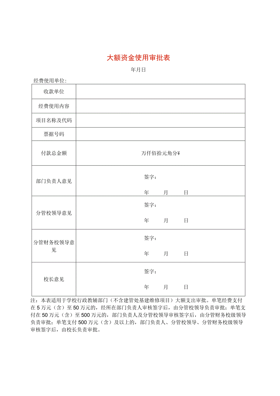 大额资金使用审批表.docx_第1页