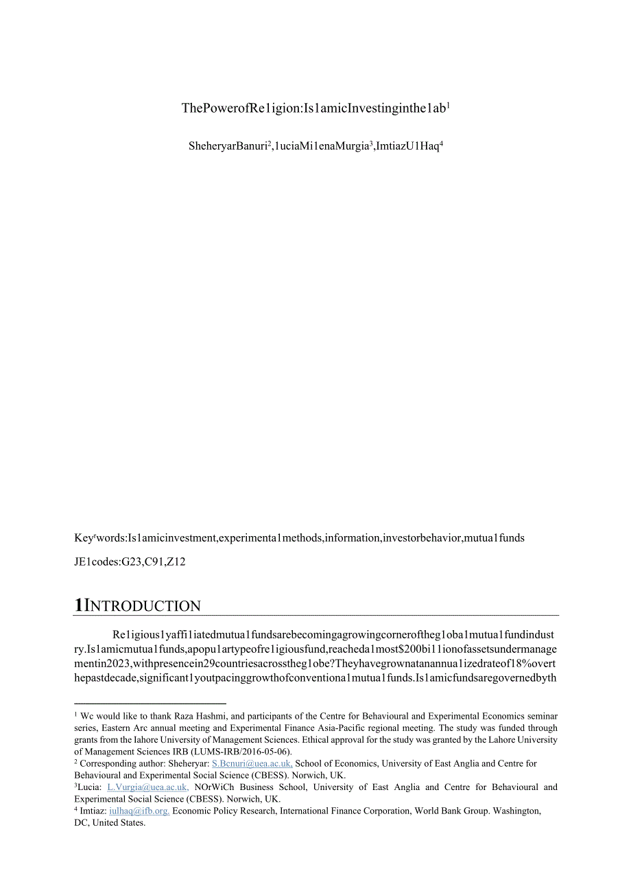 【行业报告】世界银行-宗教的力量：伊斯兰对实验室的投资（英）-2023_市场营销策划_2023年市场.docx_第1页