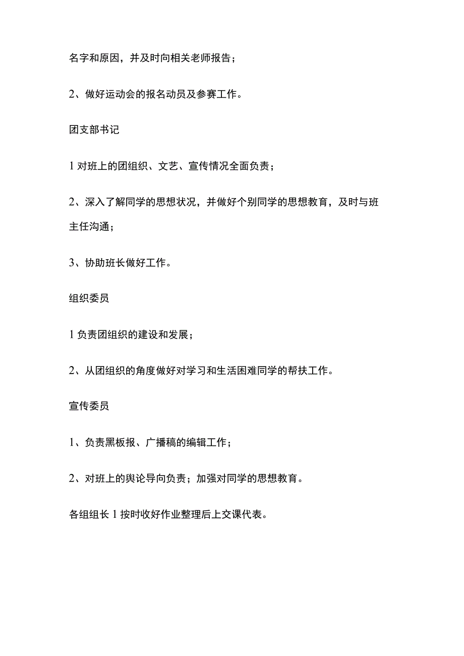 初中班集体组织（班干部职务、权利、责任）(全).docx_第3页