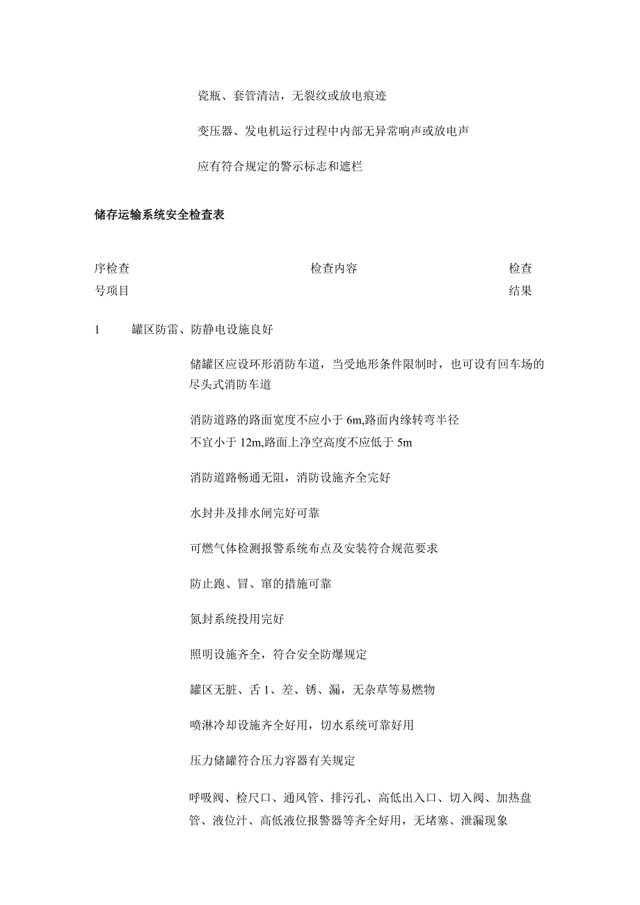 变配电系统安全检查表等 安全检查表汇编(全).docx_第3页