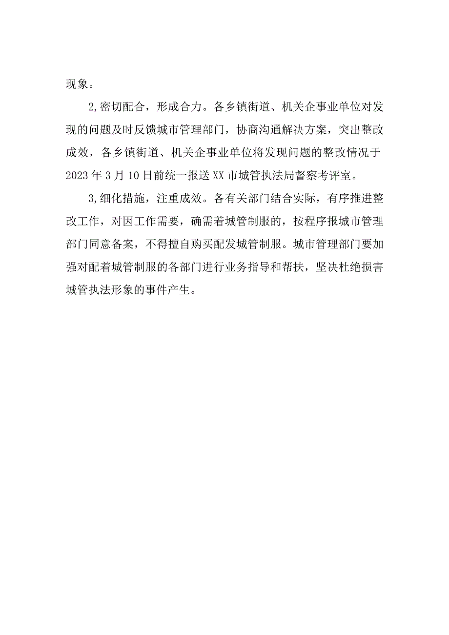 XX市城管制服着装管理专项整治方案.docx_第3页