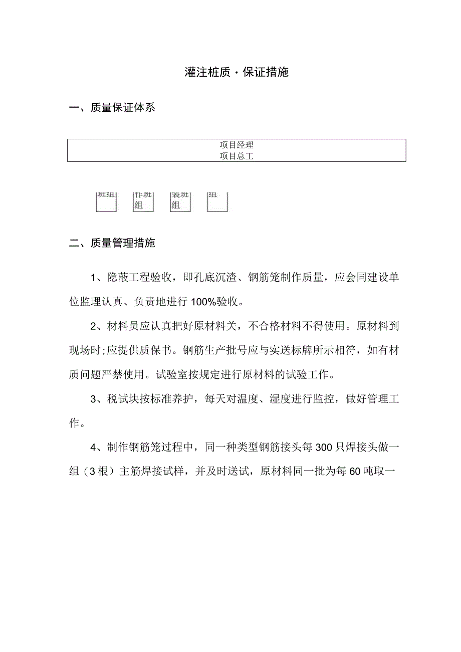 灌注桩质量保证措施.docx_第1页