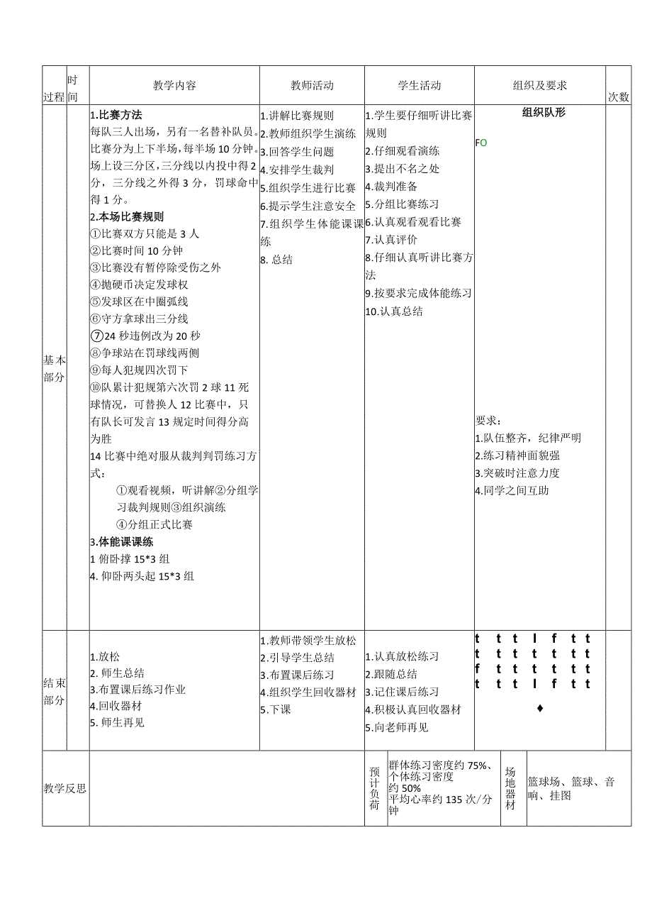 【新课标】水平四（初中）体育《篮球的三对三比赛练习》公开课教案.docx_第2页