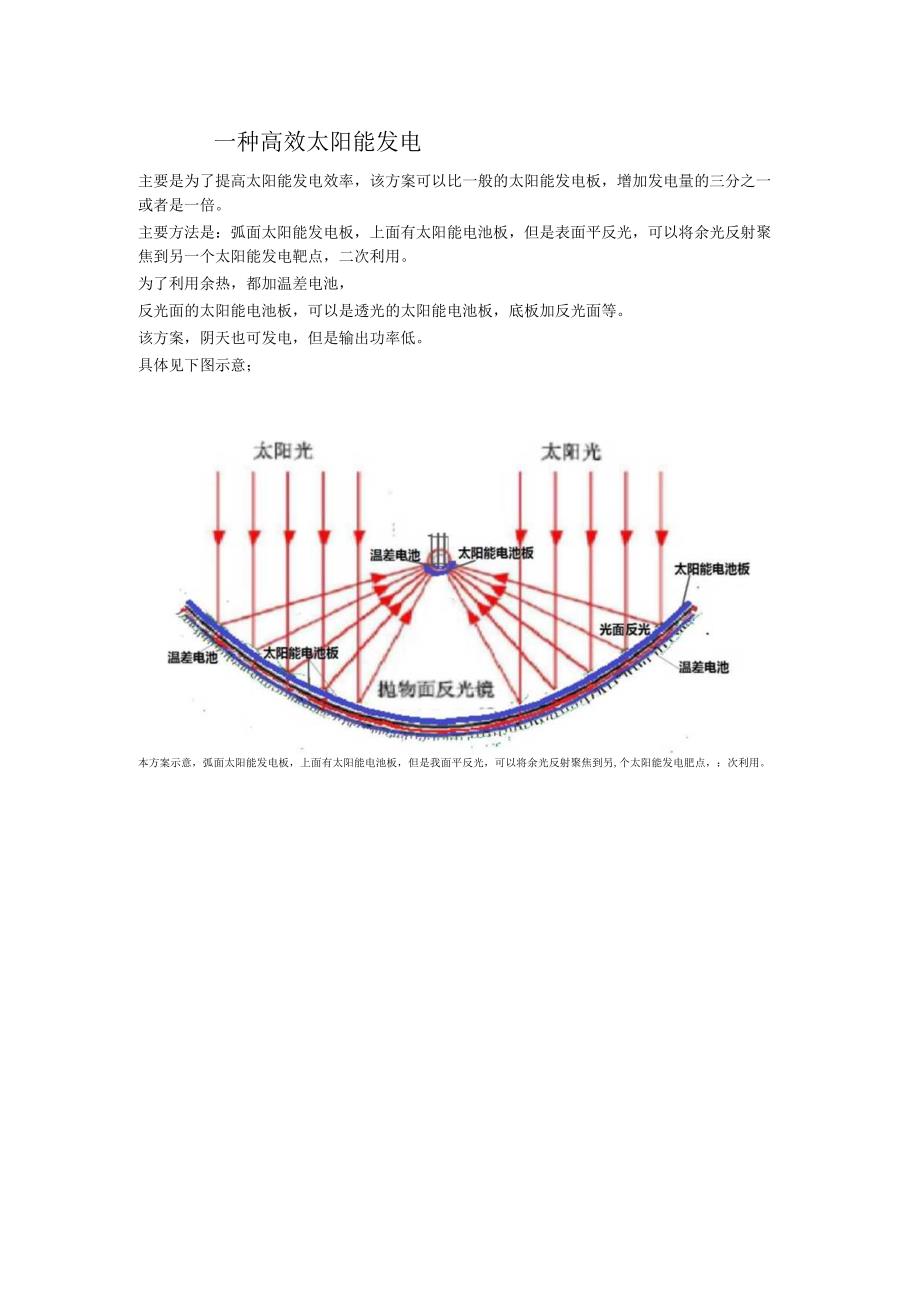 一种高效太阳能发电.docx_第1页