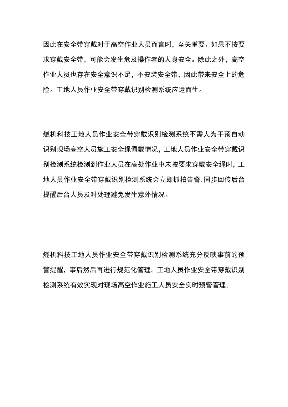 工地人员作业安全带穿戴识别检测系统.docx_第2页