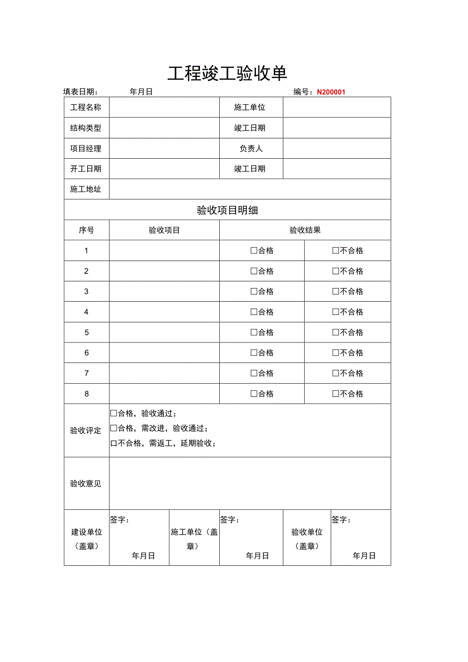 工程竣工验收清单（5篇）.docx_第2页