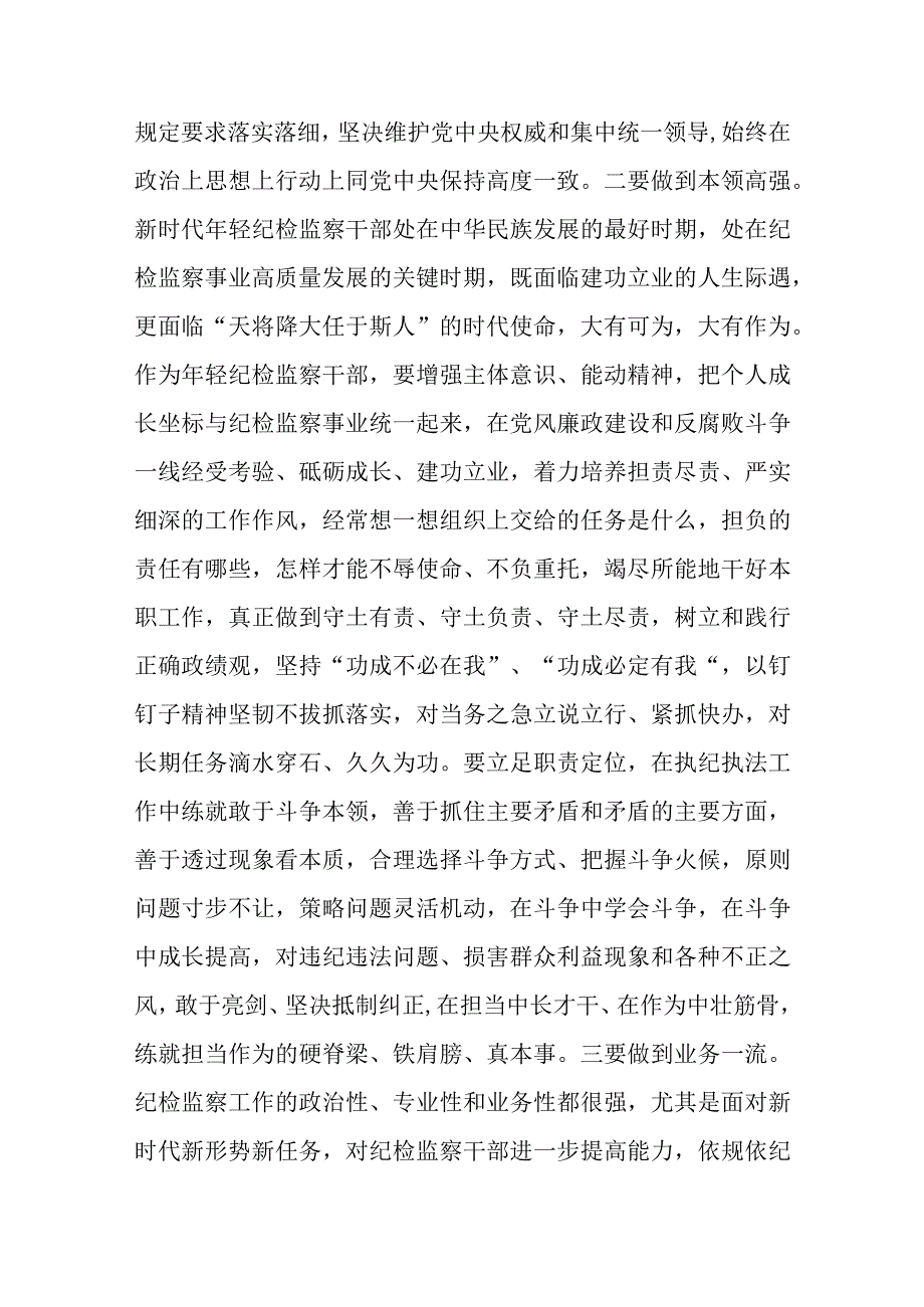 某纪检监察干部在教育整顿“检视整治”环节专题研讨交流会上的发言提纲、发言材料2篇.docx_第3页