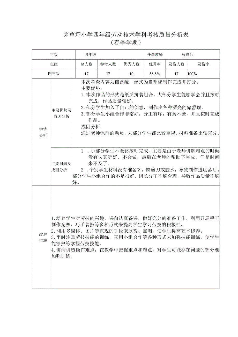 四年级劳动技术.docx_第1页