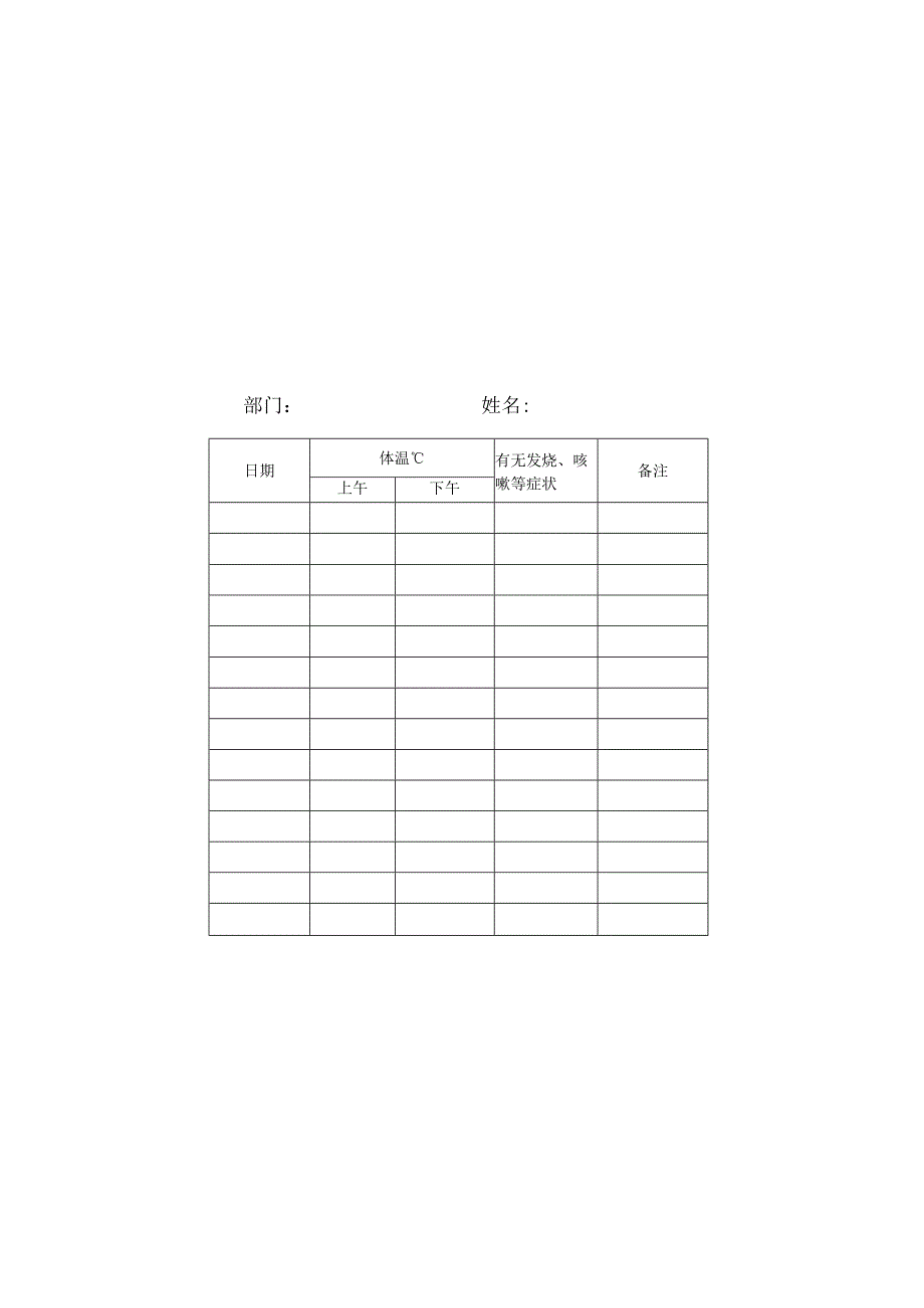 员工体温检测表模板.docx_第2页