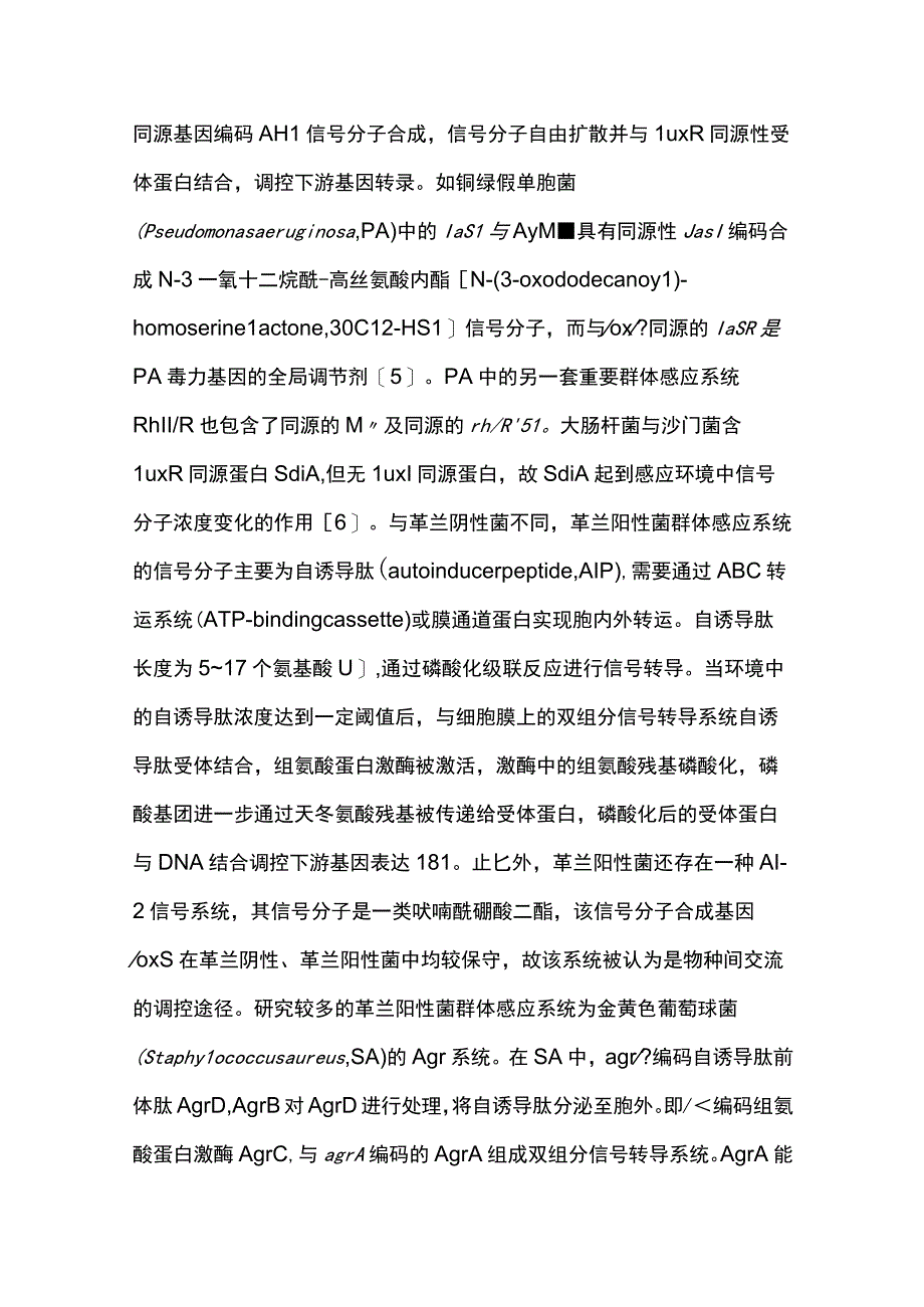 最新：群体感应调控细菌耐药的机制（全文）.docx_第3页