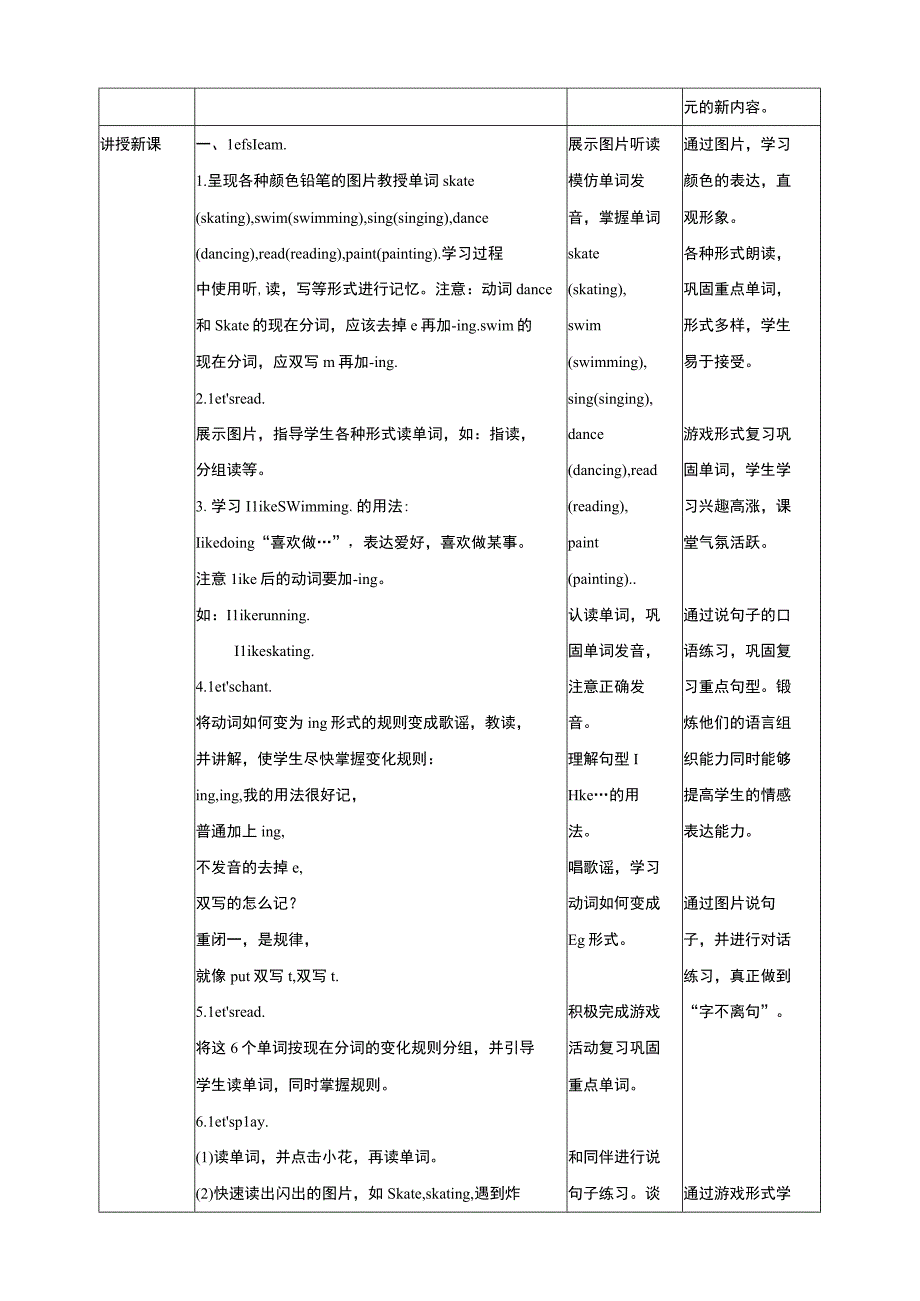 牛津深圳三下核心素养Unit 7 Hobbies Look and learn 教学设计.docx_第2页